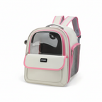 Mochila transportadora KEMORELA - versão Pink com detalhes rosa