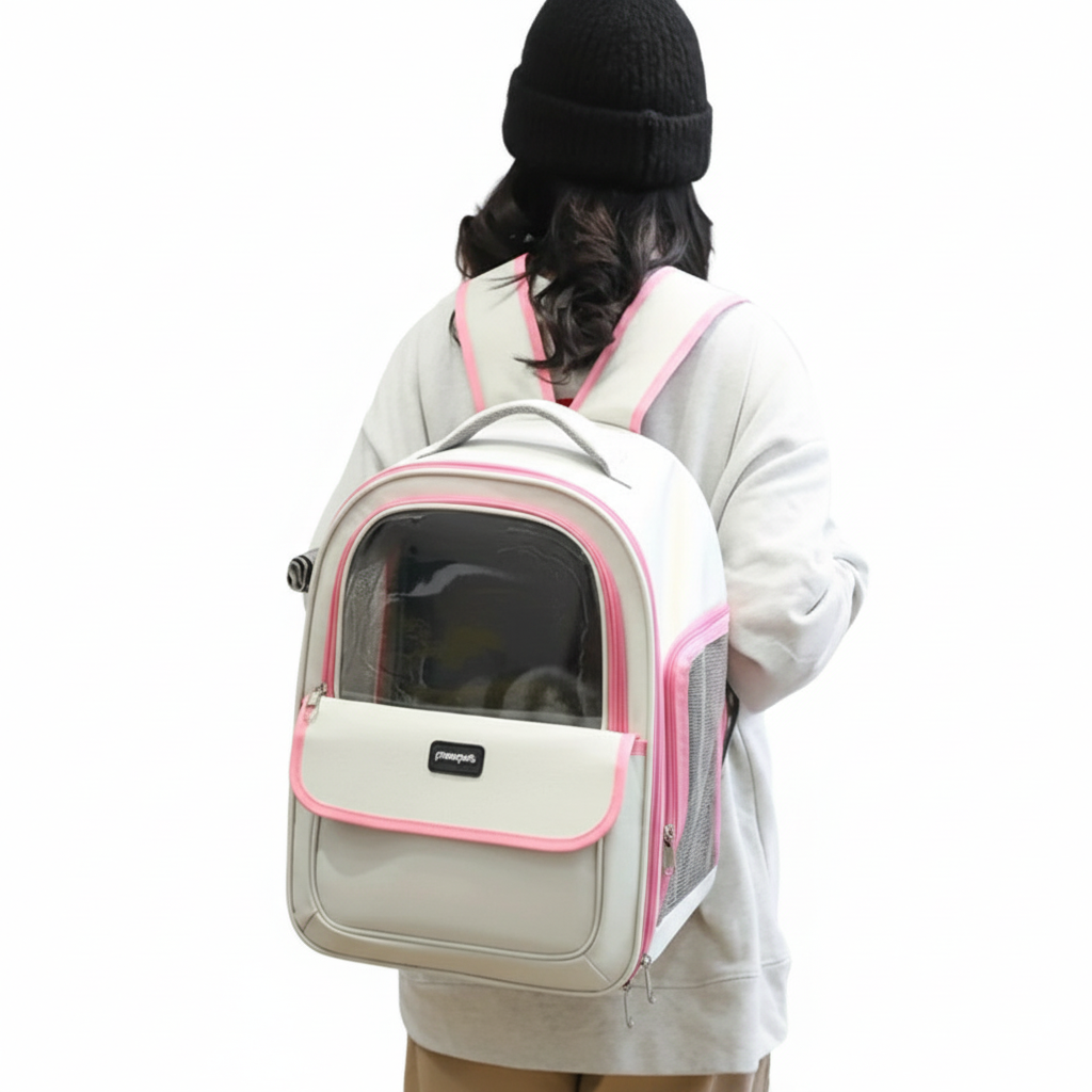 Mochila transportadora KEMORELA em uso